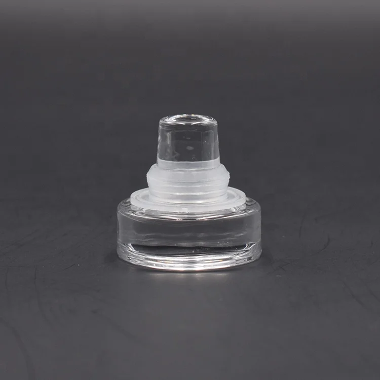 Glass Wine T Stopper for Liquor Bottles