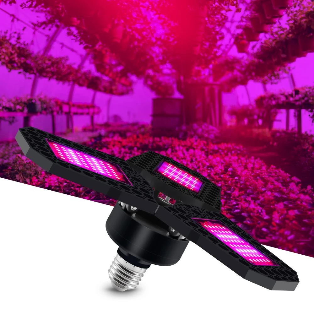 Vegetables and blooming grow lights Red and blue spectrum folding LED shed plant breeding grow lights