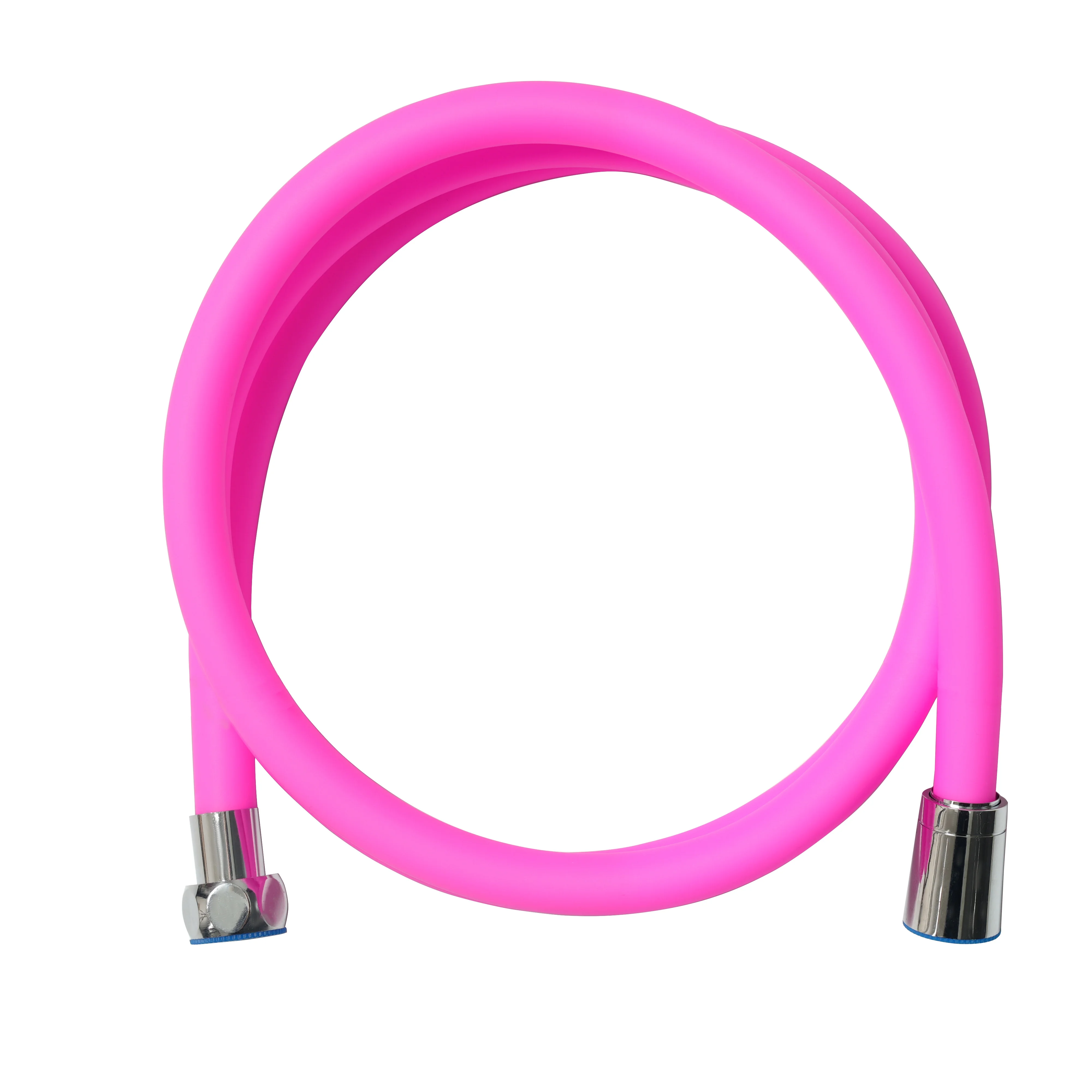 New Materials Silicone Shower Hose Flexible Non-Slip Piping Hose Ultra Soft Pure Color Silicone Shower Hose for Bath and Shower