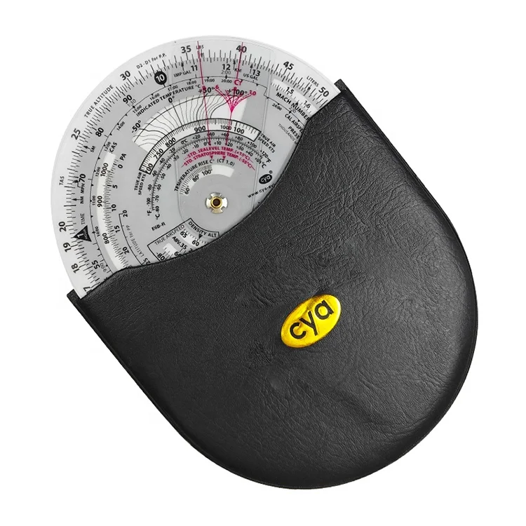 Circular E6B Flight Computer with vinyl case 6 INCH diameter Navigation Flight Calculator - wholesale aviation supplies