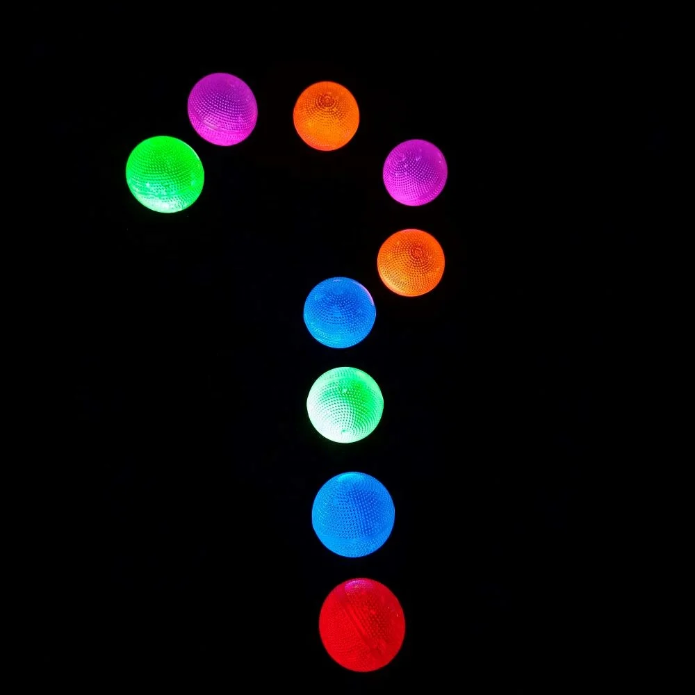 POPGLO Glowstick 2.5 in. Bouncing Toy Balls