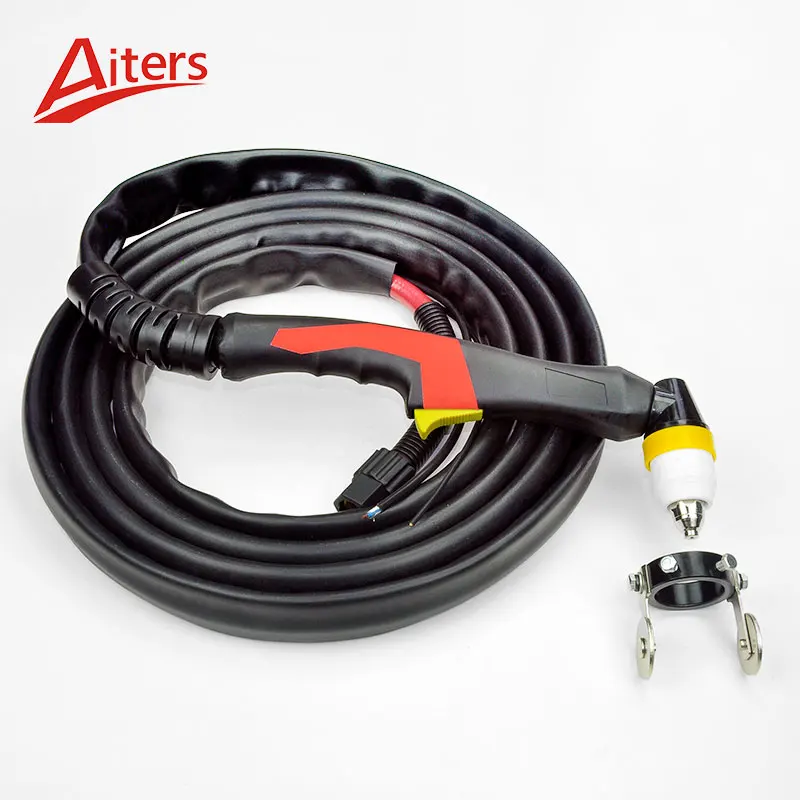 P80 Plasma Cutting Cutter Torch with Quality Two-color Square Hand Torch Pilot Arc for LGK60 80 100A Cutting Machine