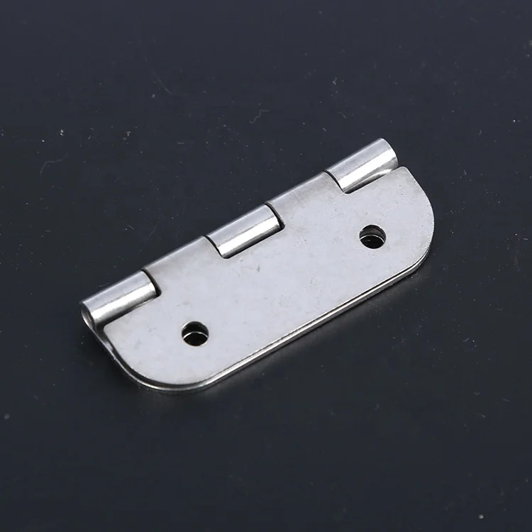 Custom Size High Quality Satin Nickel Iron Round Corner Interior Door Hinge Brushed Nickel