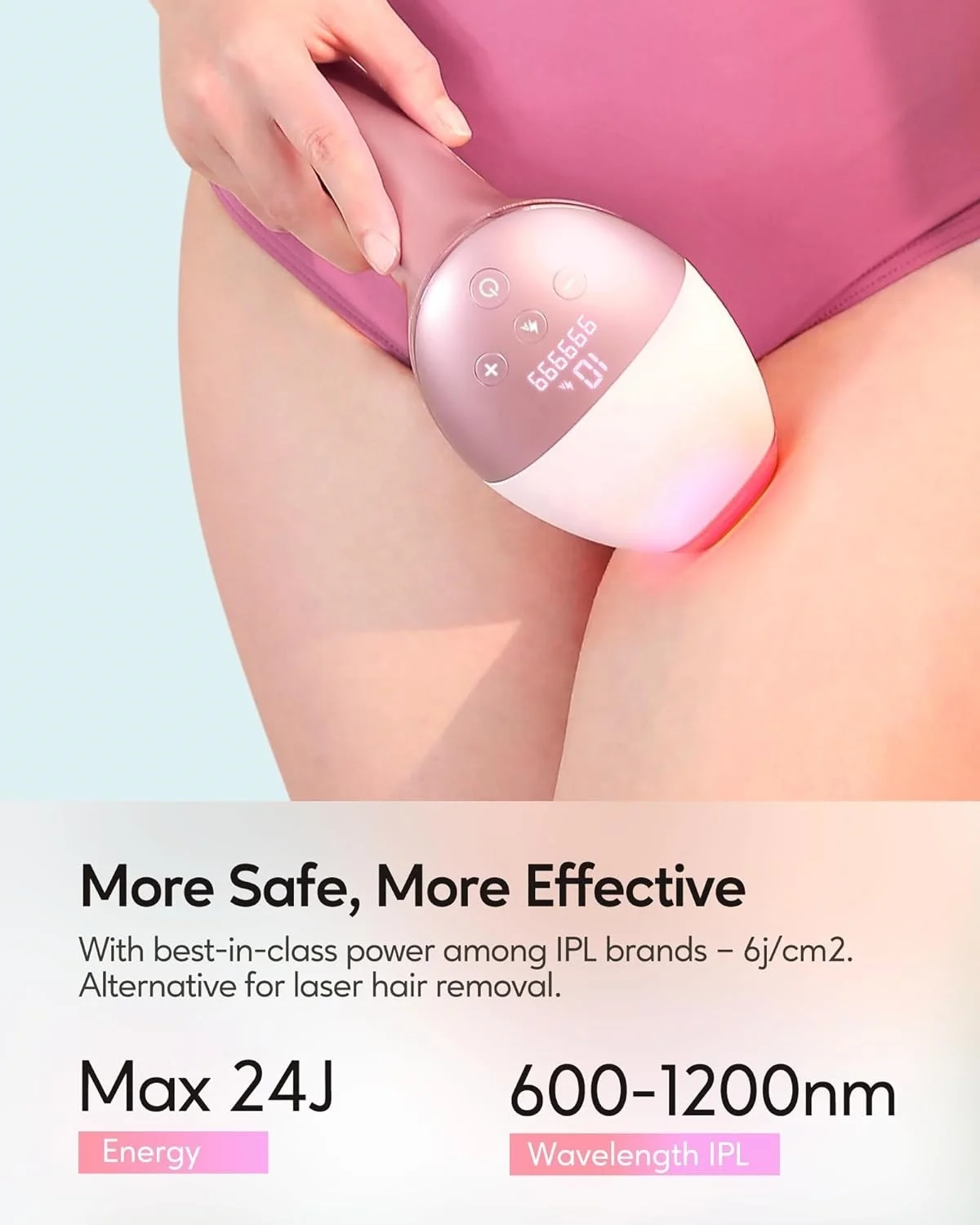 2024  trending 24J High-Energy Hair Removal Electric Epilator Machine  with 10 Energy Levels