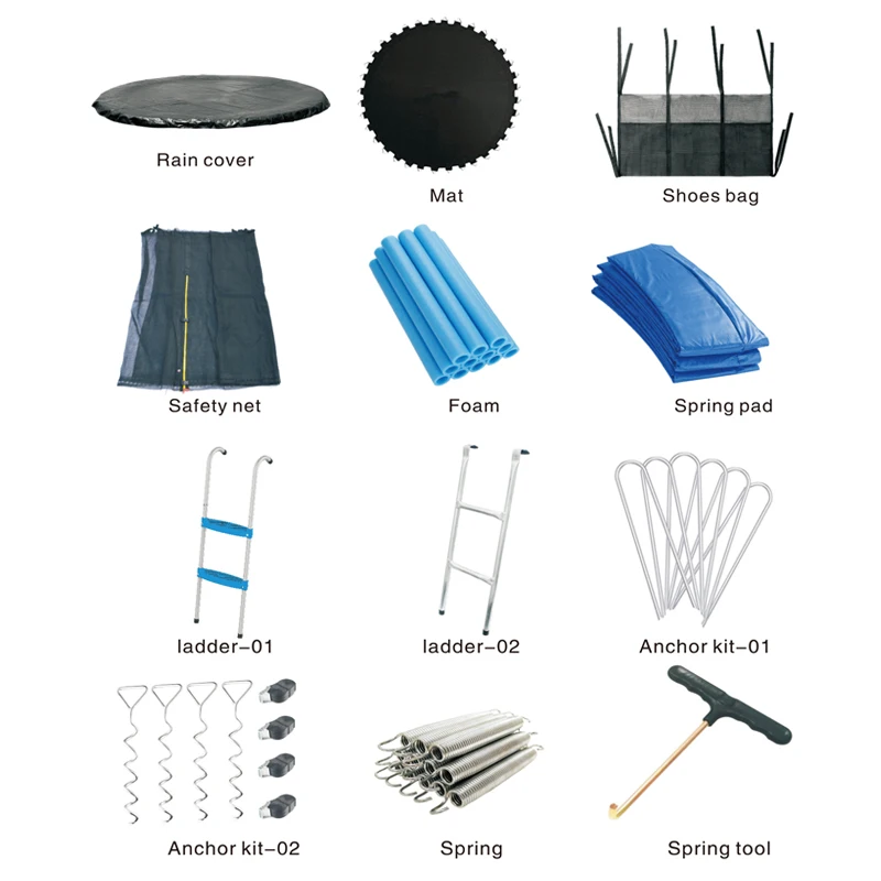 Good price outdoor 10FT round trampoline with safety net for sale