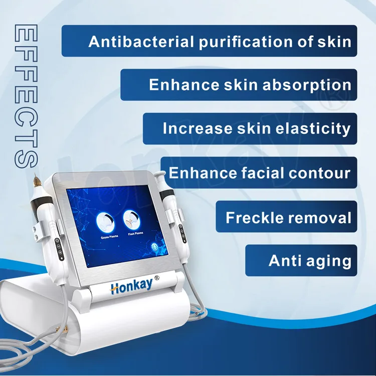 2-in-1 ozone plasma Handpiece Skin Regeneration Muscle Restoration Deep Tissue Treatment plasma pen Home Use Beauty Equipment