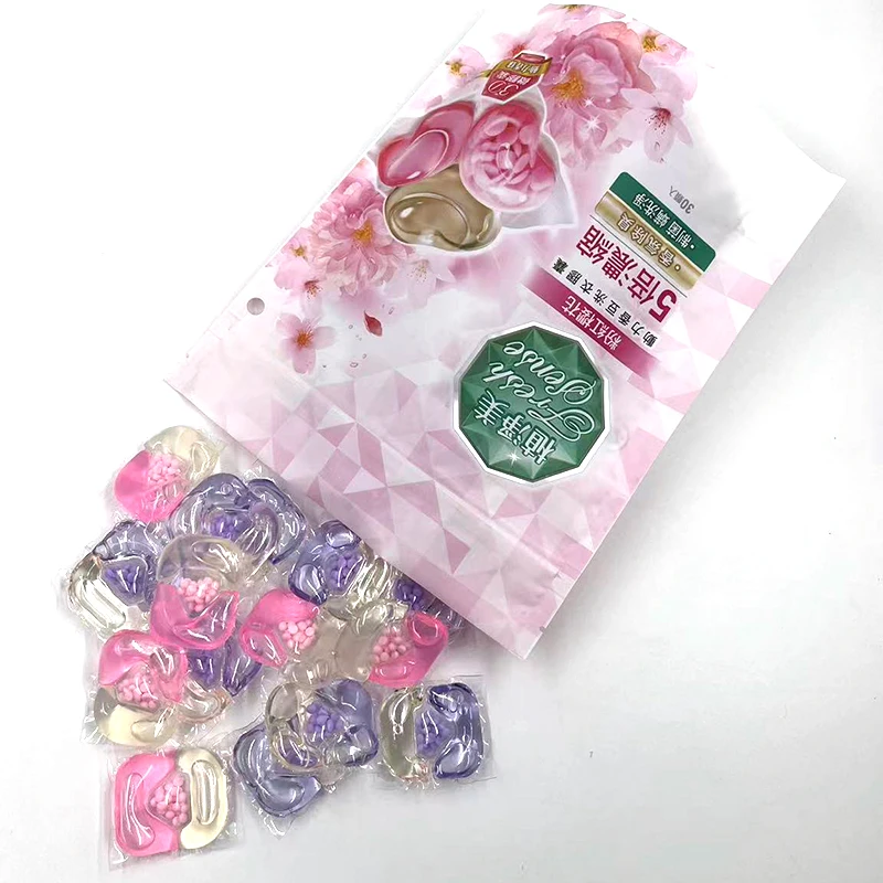 Chinese Factory Supply 4-In-1 Laundry Detergent Freshbead Soap Capsules For Washing Mac