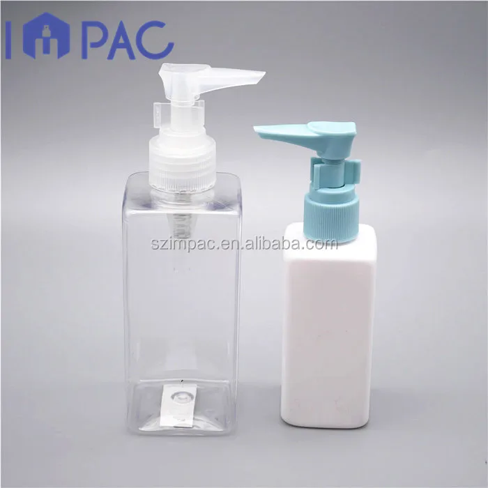 Wholesale plastic hair care bottles packaging with shampoo dispenser