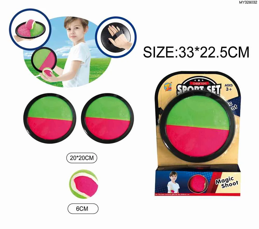 Outdoor Sport Balls Game catch ball game Self-stick toss and catch game set 2 Paddles 2 Balls