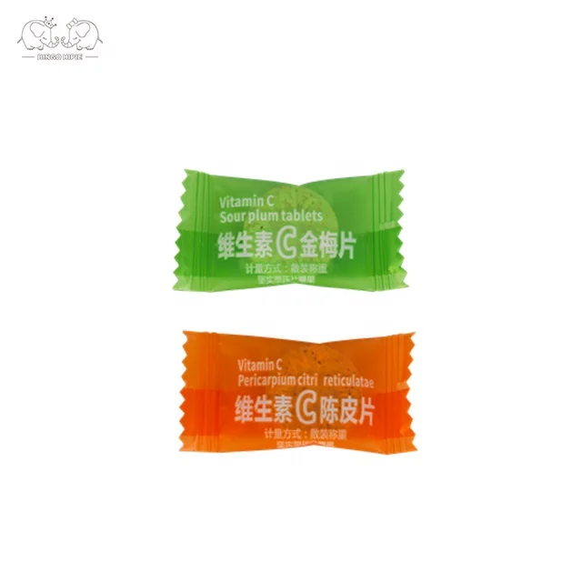Free Sample Snoep Golosinas Low Sugar Press Hard Candy Vitamin C Sour Tablet Candies