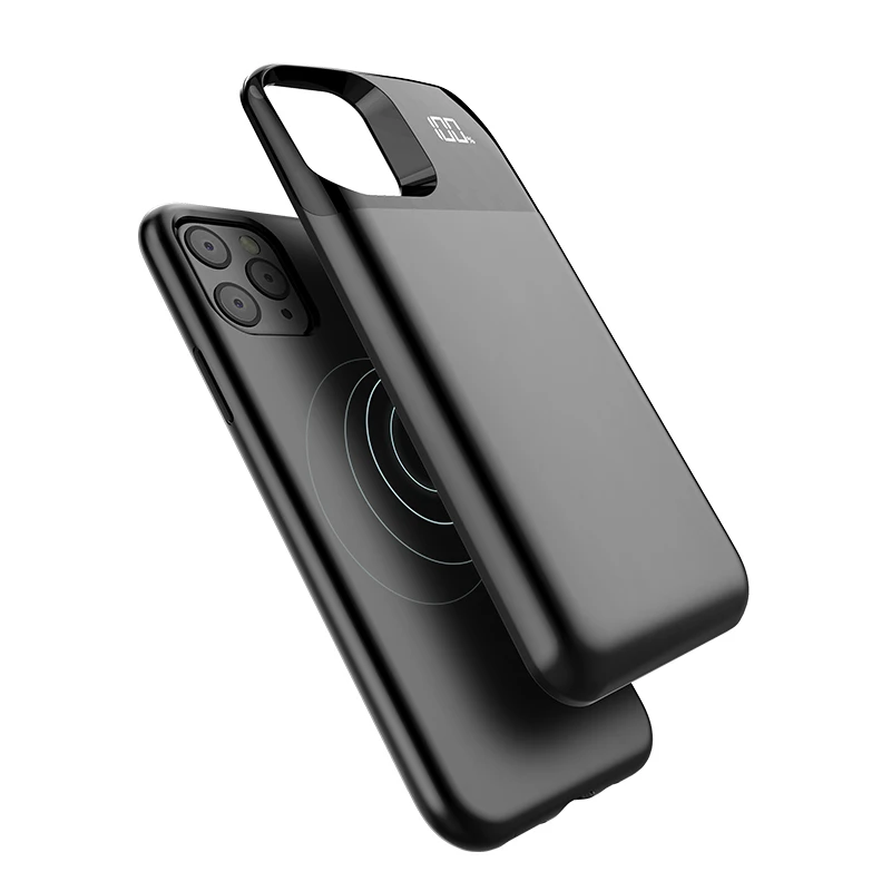 Hot sale 5000mAh Portable Wireless Mobile Charger Power Bank Battery Case for iPhone 11 Pro