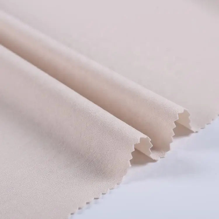 Fashion textile fabrics TR 250GSM solid plain polyester rayon custom print clothes poly rayon stretch fabric for trousers