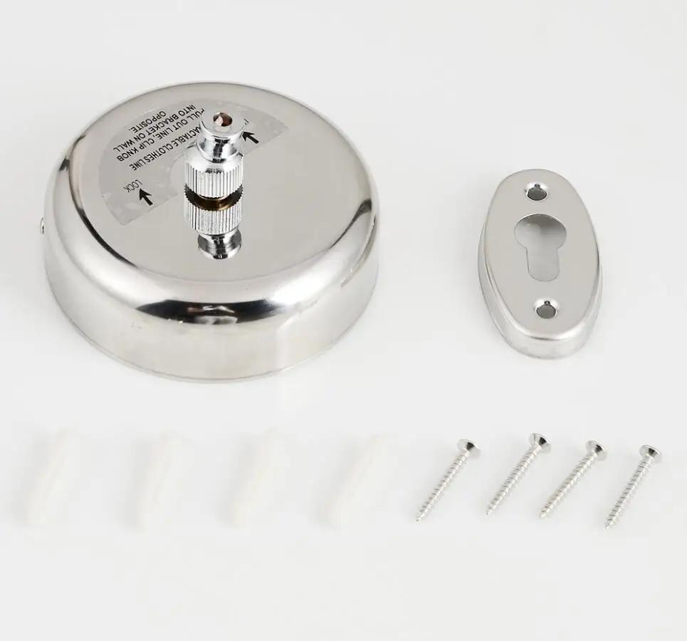 Retractable Clothesline 304 Stainless Steel Durable with Heavy Duty Adjustable Rope Shower Clothes Line for Outdoor and Indoor