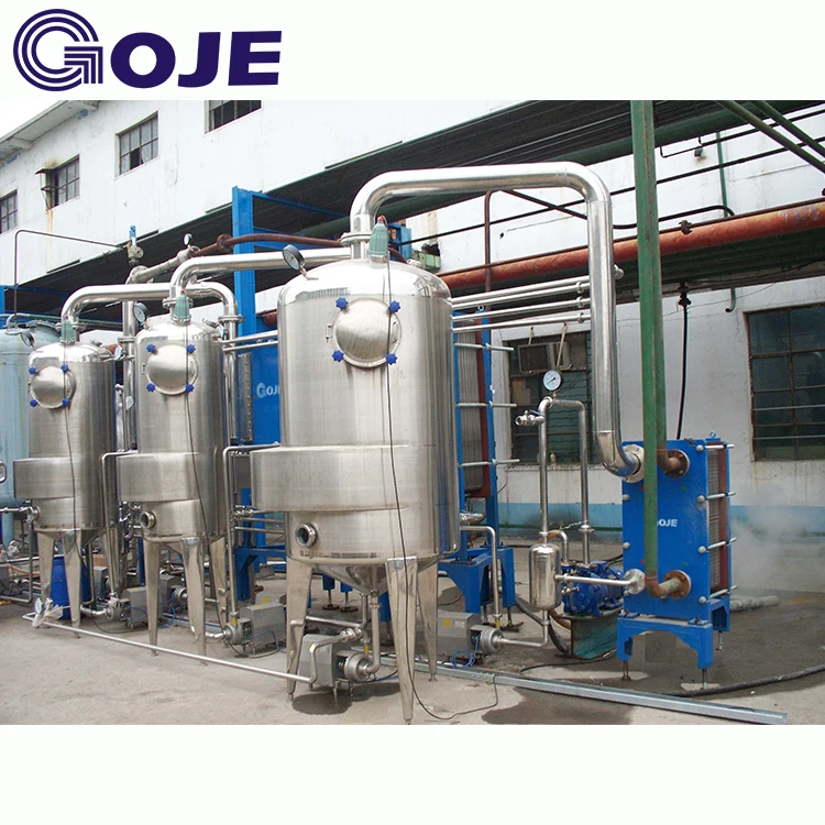 Молочный односторонний падающий пленочный испаритель