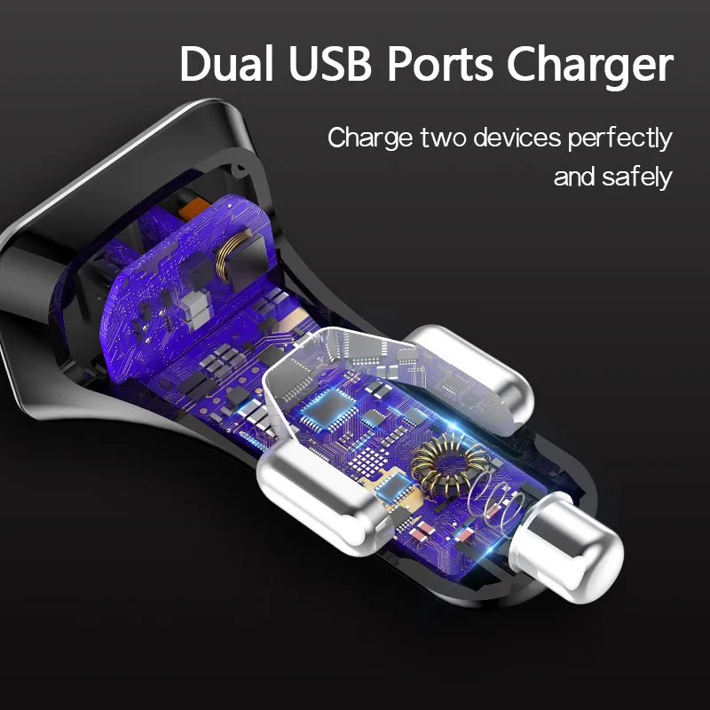 Бесплатная доставка 1 образец OK FLOVEME USB C автомобильное зарядное устройство для Type-c 36 Вт Быстрая зарядка PD