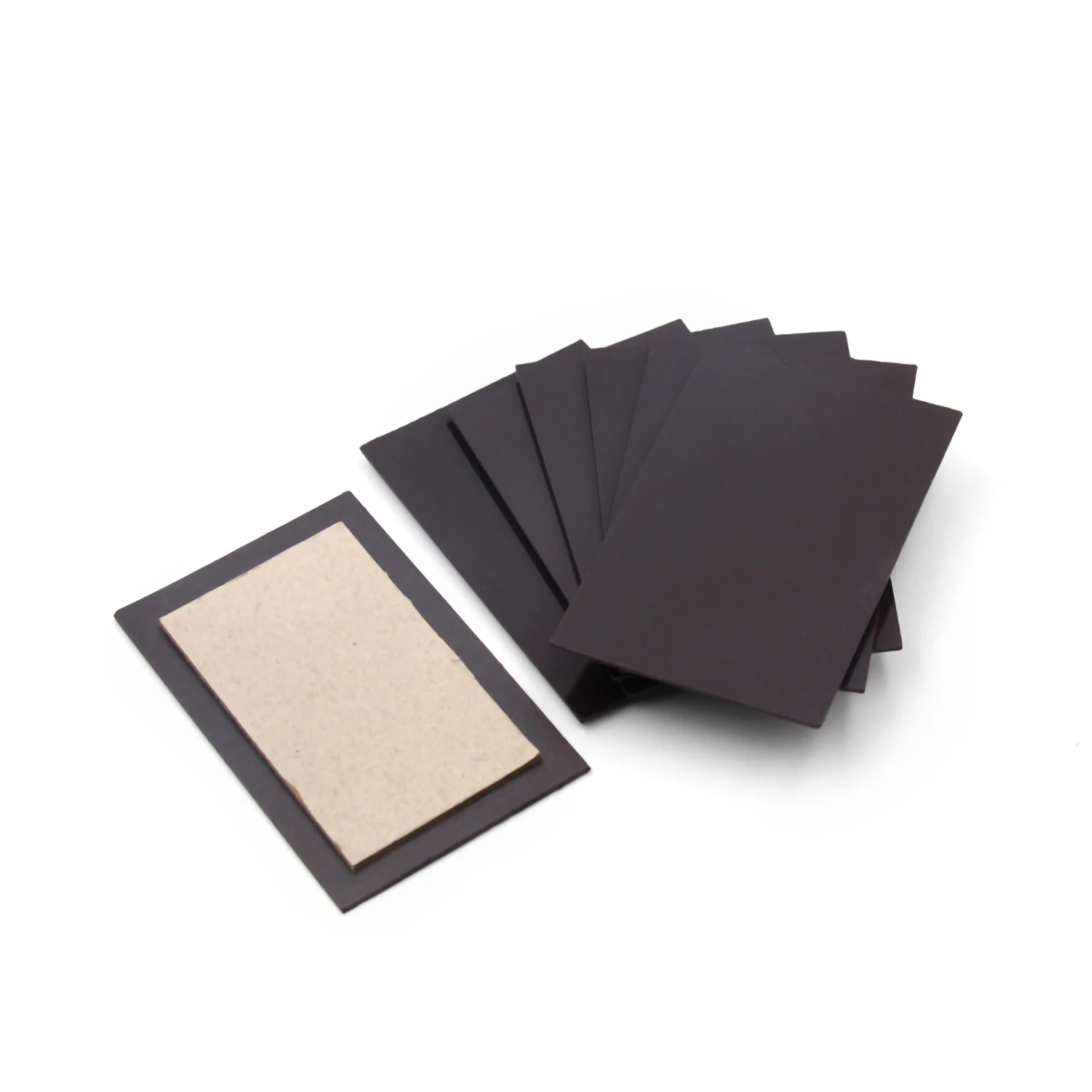 Raw Material Fridge Magnet Component 80*53 90X65 125X40 Mm Tin Plate Manual Fridge Magnet Material Set