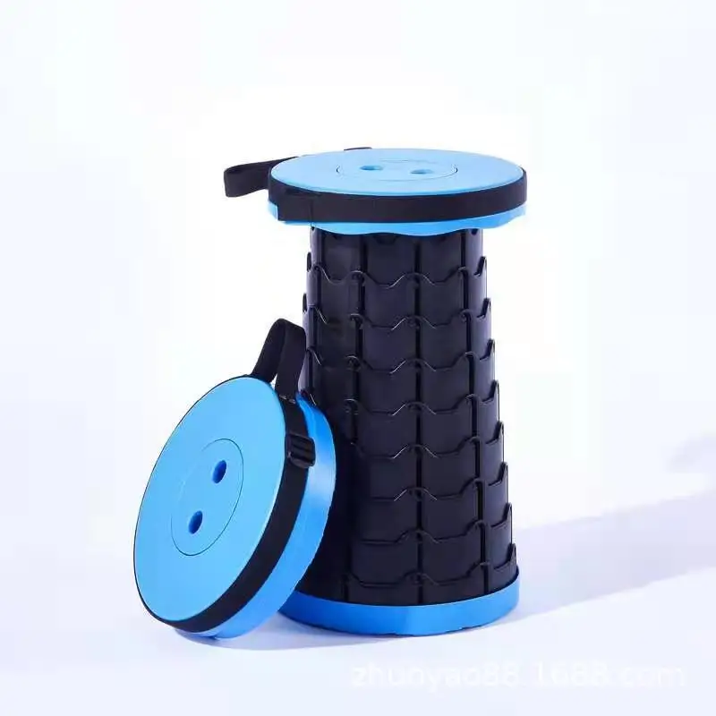Wholesale Cheap Retractable Folding Chair Outdoor Telescopic Stool Convenient Camping Fishing Stool