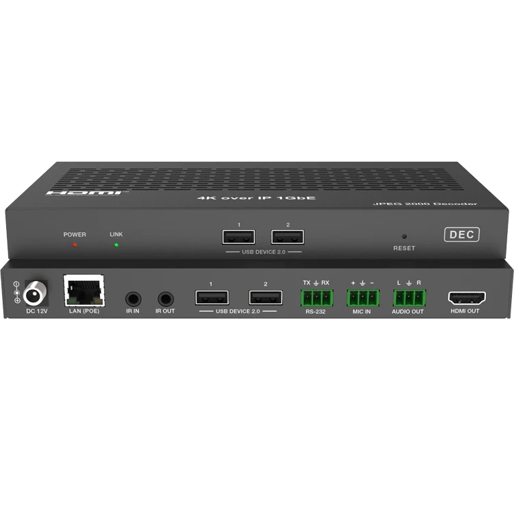 18Gbps 4K  hdmi over ip extender kit with video wall support