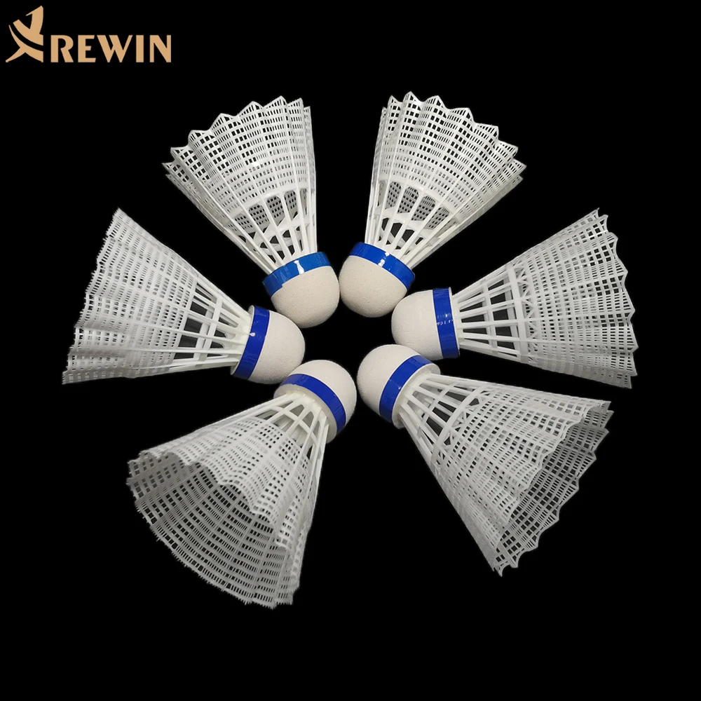 Most Durability OEM Cheap Pro666 Plastic Nylon Badminton Shuttle Cock For Practice