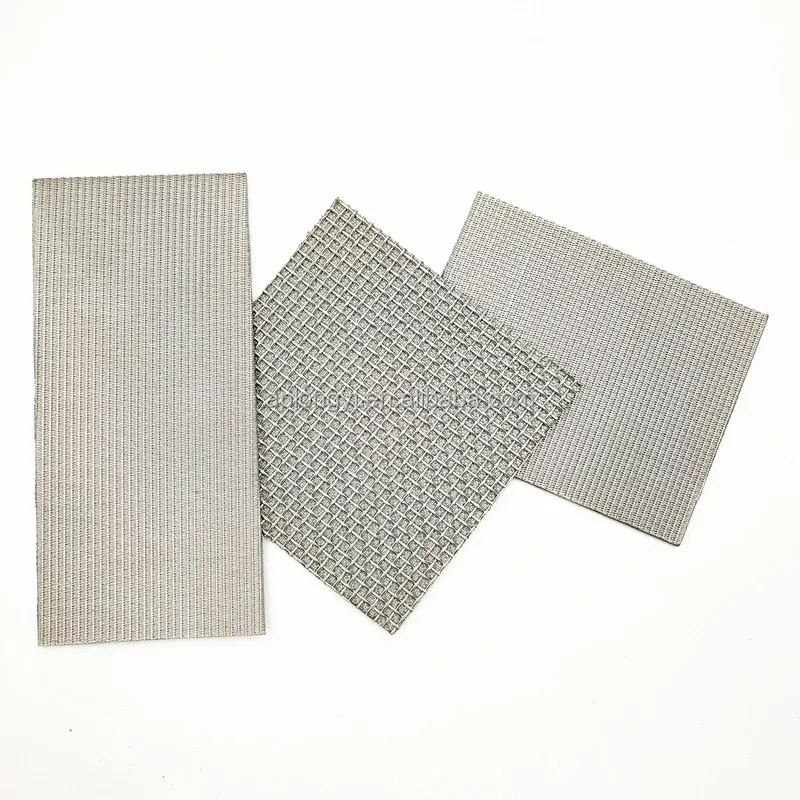 Heat resistant sus316L stainless steel 3 micron sintered mesh 5um 10 micro filter screen sheet