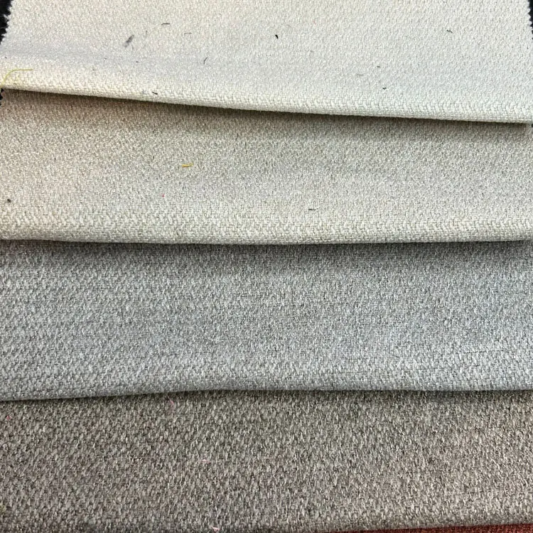 Linen Look Home Textile Fabric Multicolored Linen Fabric 100 Polyester Linen Fabric