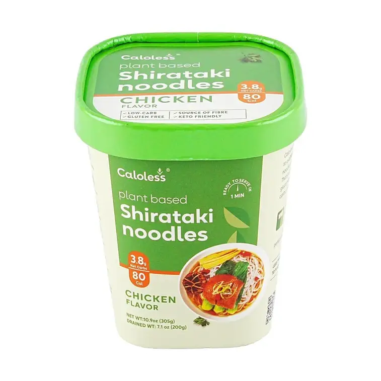 Keto Diet Konjac Food Chicken Flavor Shirataki Noodles Rich in Fiber For Weight Lose No Fat No Sodium
