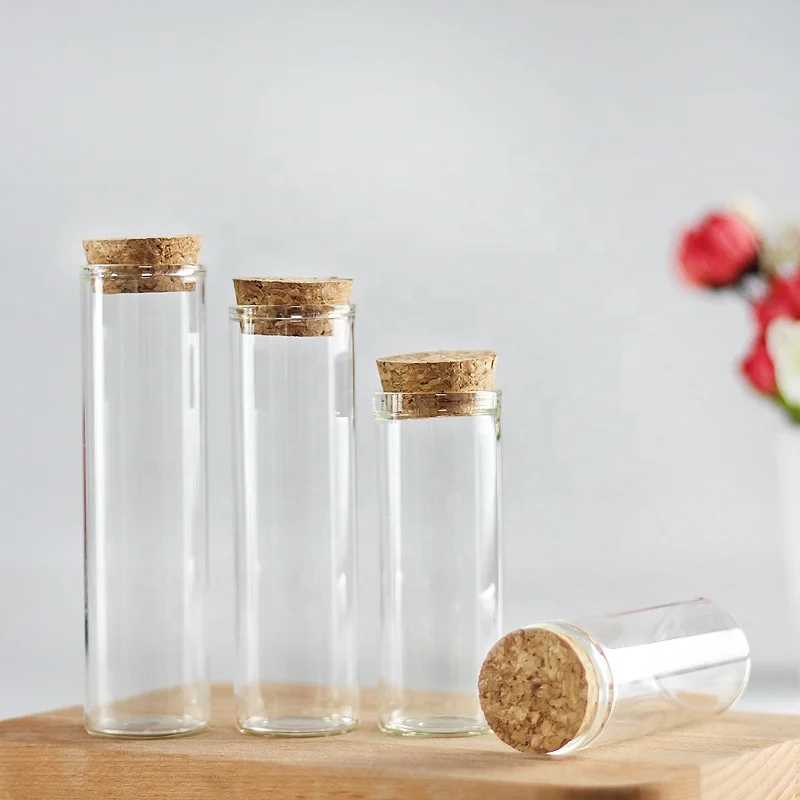 12ml 15ml 20ml 25ml 30ml 40ml 50ml 55ml 60ml 80ml 100ml 110ml glass vial with cork wishing bottle