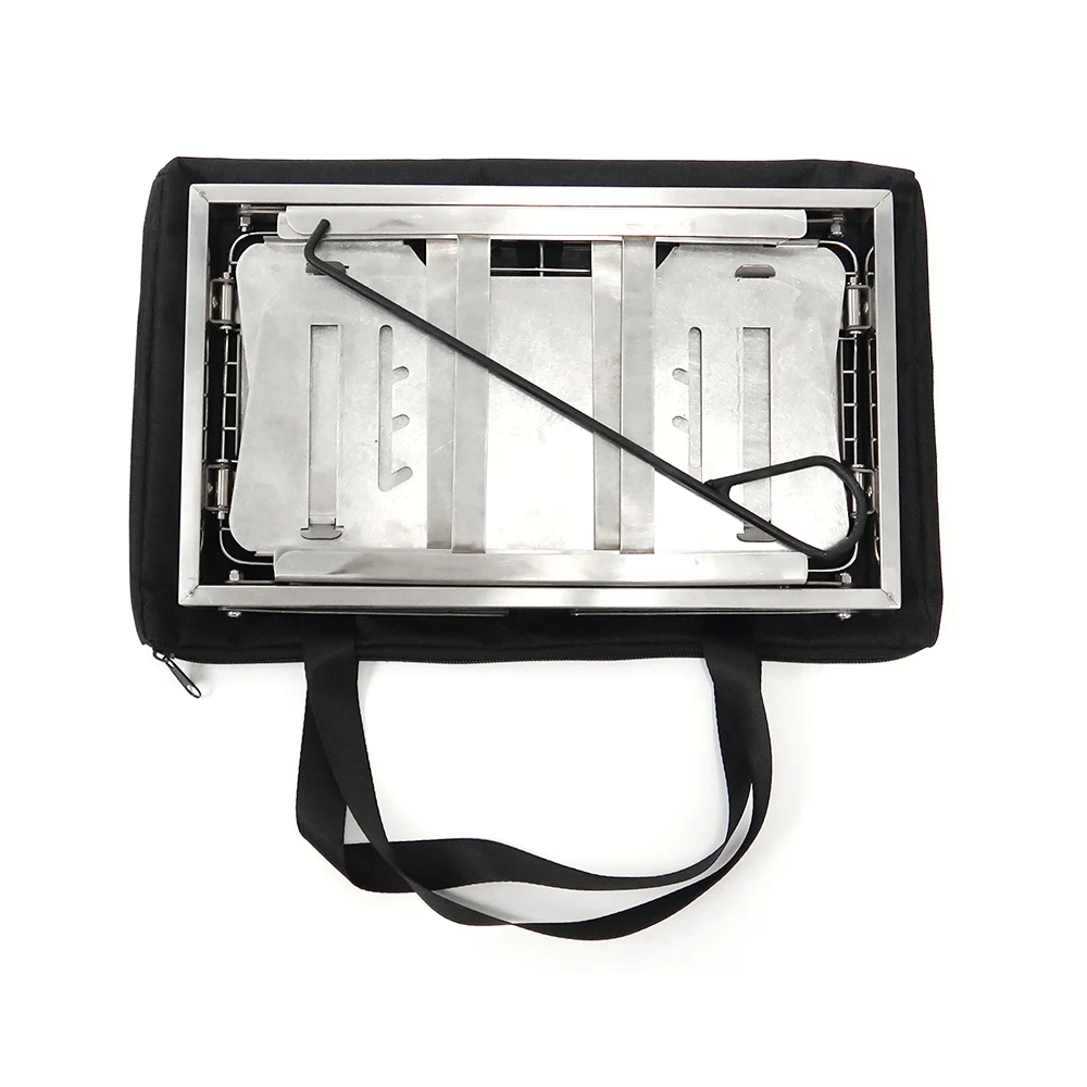 China Manufacturer Outdoor Camping Russian Argentine Korean Portable Folding Stainless Steel Stand Charcoal Barbecue Bbq Grill