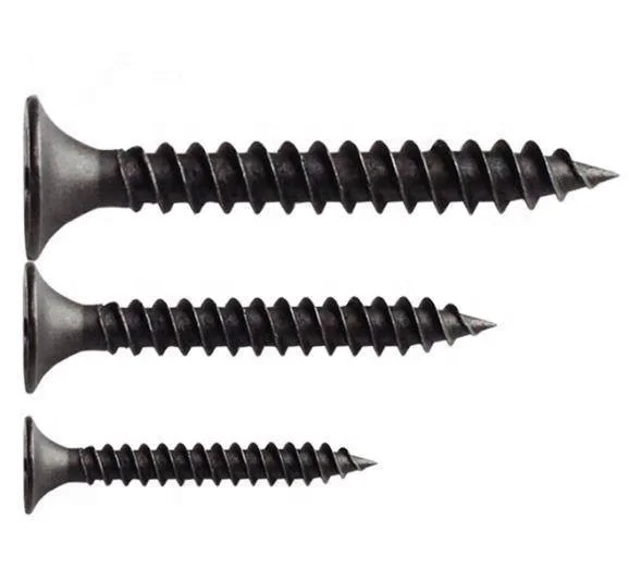 Drywall Screws Quality Black Steel Sharp Point Self Tapping Screws with Phillips Drive Black Phosphate Coated