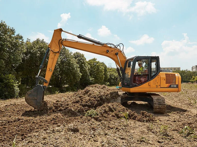 China High Quality 915E 14T 15Ton Road Small Digger Crawler Excavator for Sale