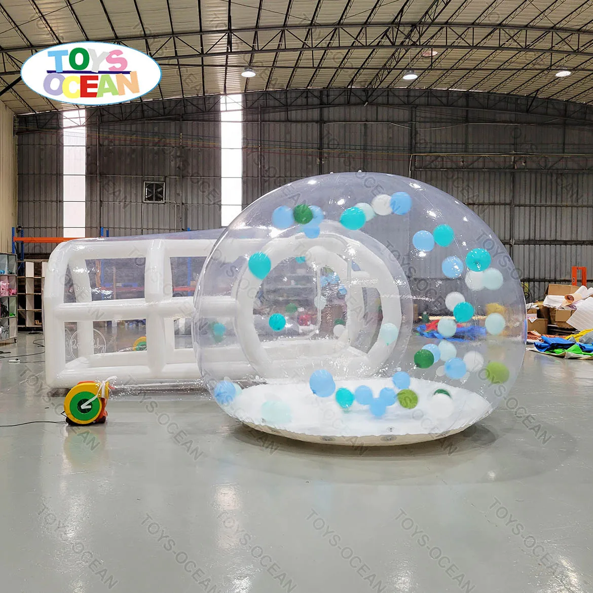 Custom Camping Tent House Outdoor 2 Bedroom Bubble Tent Inflatable Transparent Dome Clear Bubble Tent House for camping