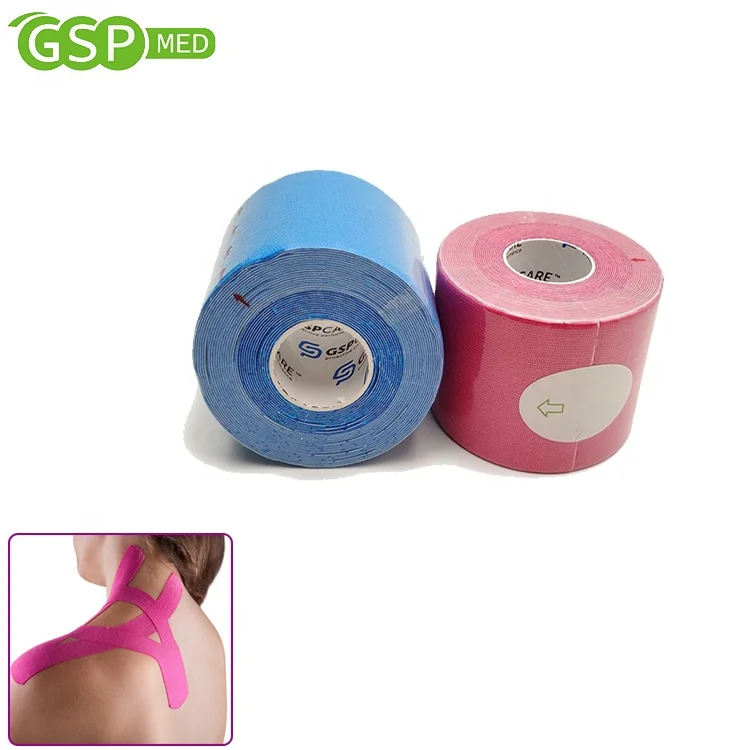 Cotton Shoulder Muscle Tape Waterproof Athletic Sports Tape OEM Accepted High Quality Elastic Custom Kinesiology Tape Wholesale
