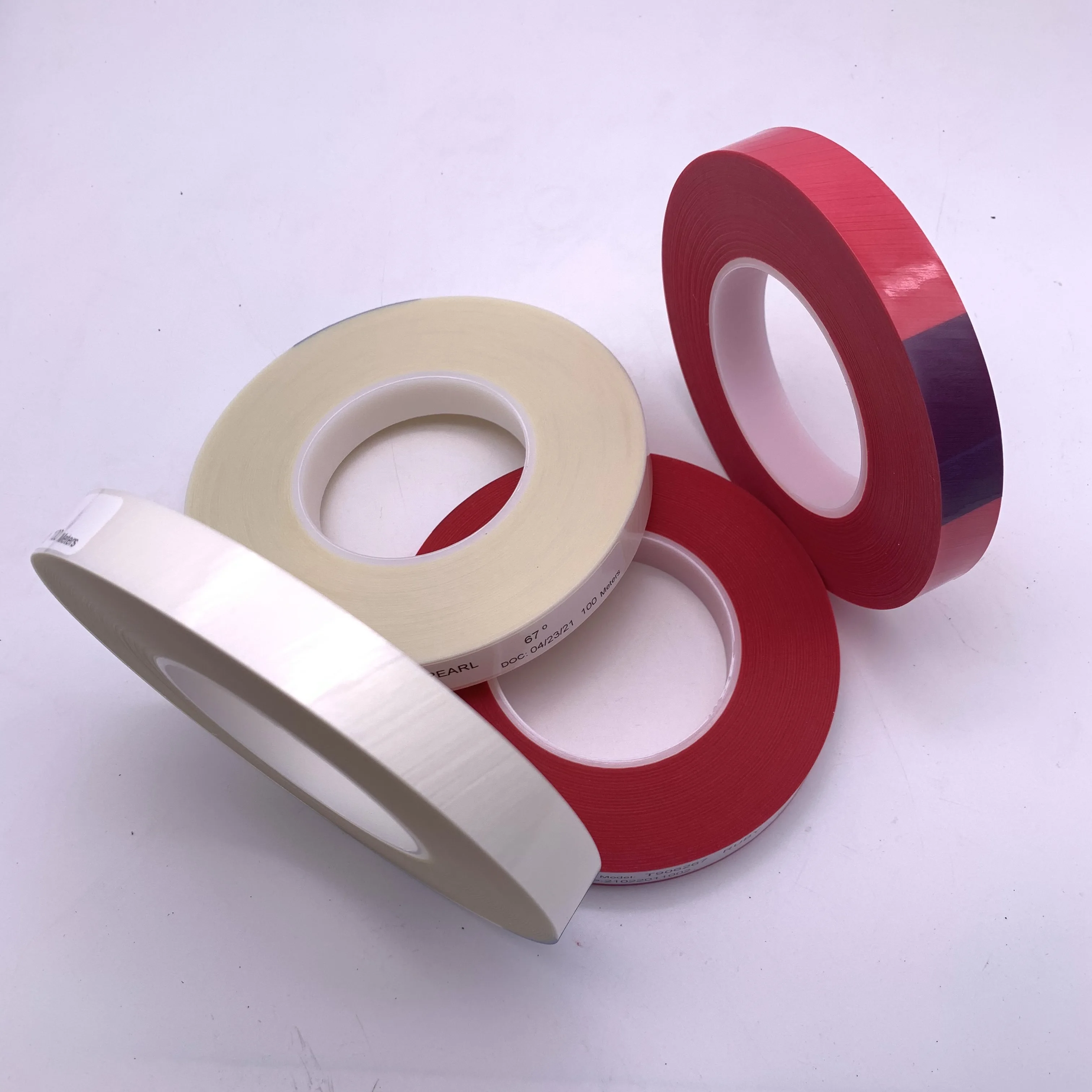 Hot Sales PU Abrasive Belt Red Splicing Tape adhesive tape for Making Sanding Belt Butt Joint 67 degrees 19mm*100m