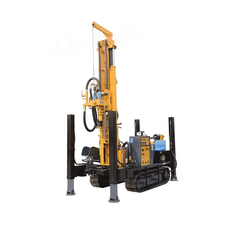 
Fy300 Crawler Hydraulic Machine Dual Motors Provide Power Deep Borehole Water Well Drilling Rig Machine 