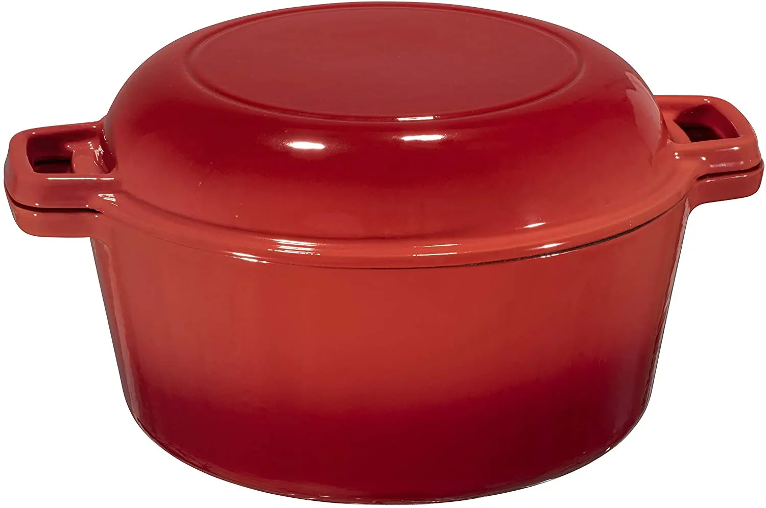 gusseisen 2 in 1 topf & pfanne cast iron double dutch oven