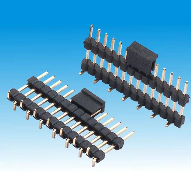 JiLN 1.27mm smt single row board spacer pin header connector