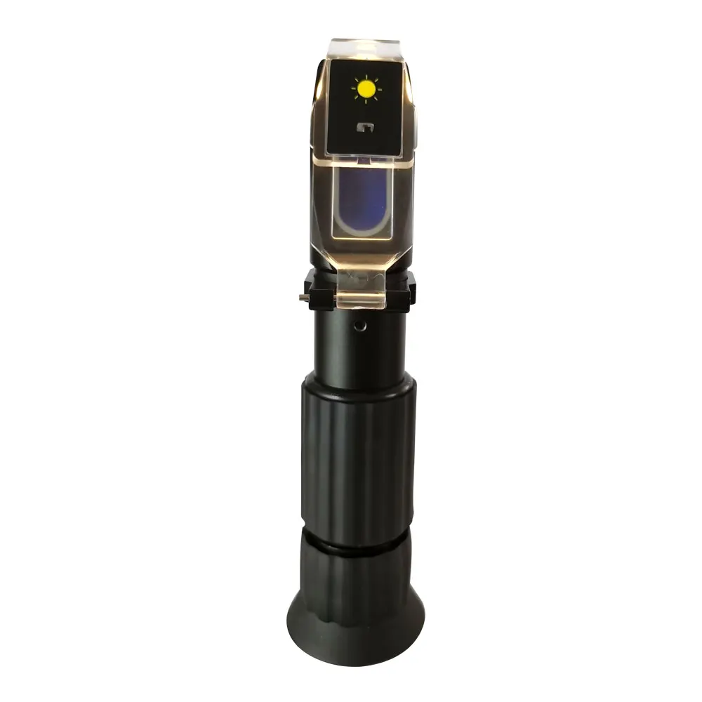 Engine Coolant Tester Ethylene Glycol Car Cutting Fluids Refractometer with LED light