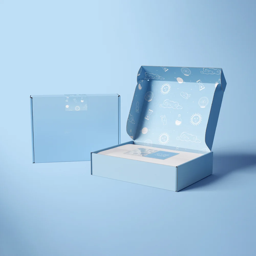 New Arrival fo Simple Elegant Folding Custom Design logo Chinese New Year Gift Box  Recycled Kraft Paper Gift Box Packaging