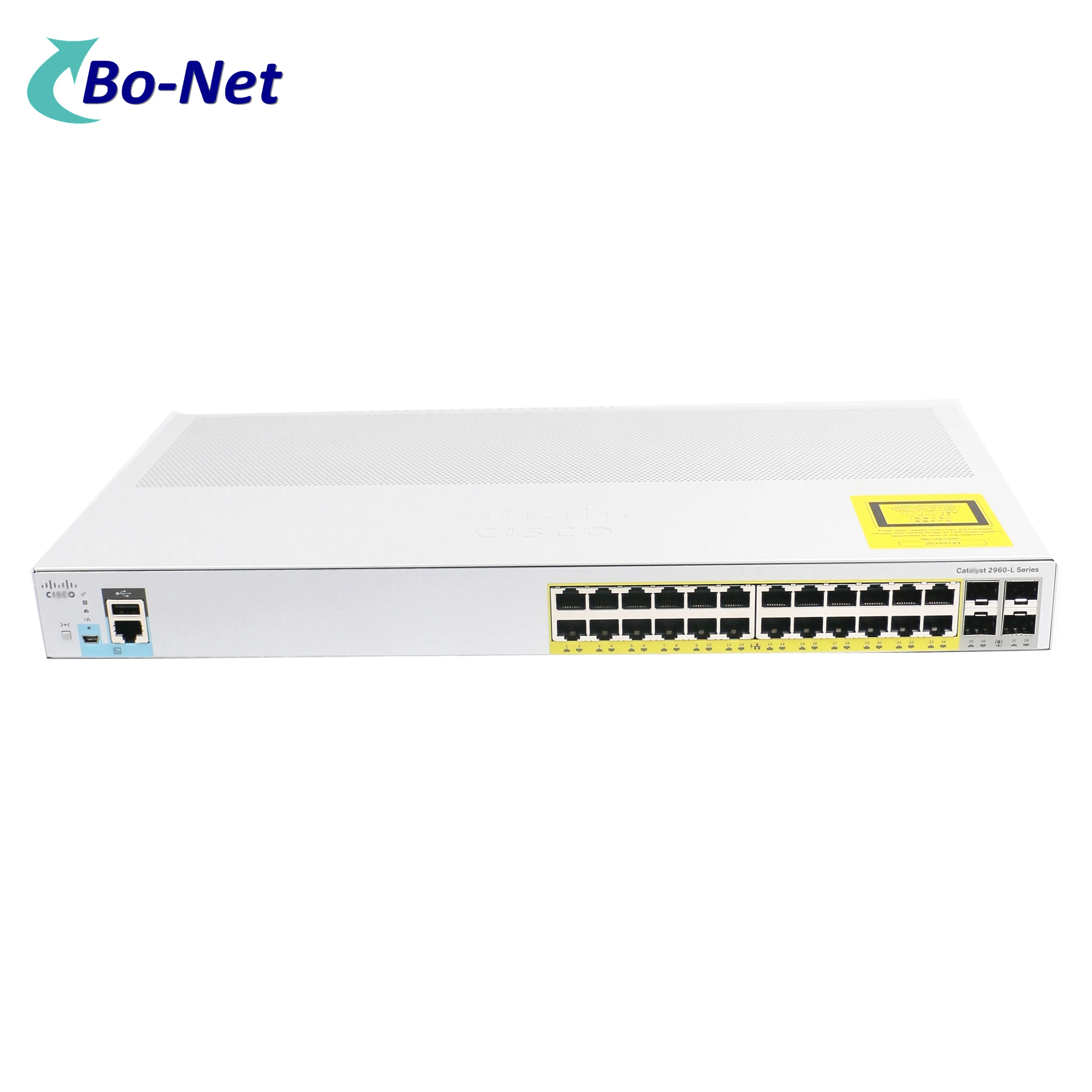 Б/у Оригинал WS-C2960L-24PS-LL переключатель 24 порт Gigabit Ethernet PoE + порты, 4 х 1G SFP