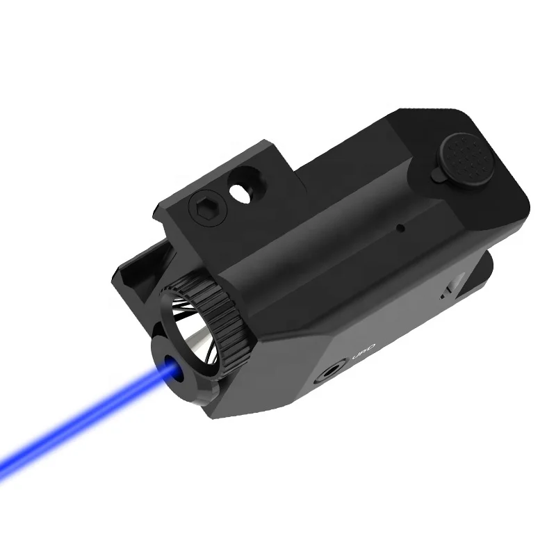 China Manufacturer laser Light Combo 350 Lumen Tactical LED Light Outdoor Mini Blue laser Flashlight
