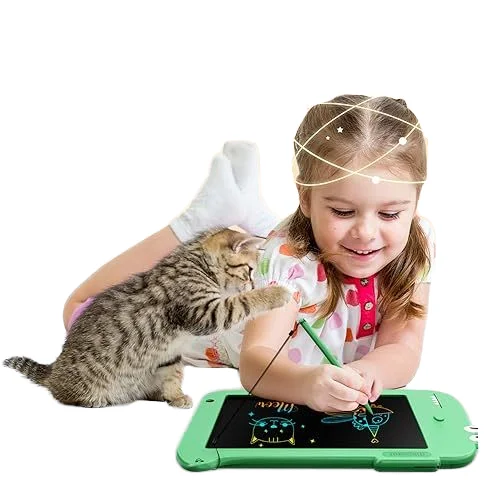 Enhanced Bright Luminous Magic Drawing Board - Durable Plastic LCD Writing Pad for Engaging Creative Playtime for Kids Aged 3+