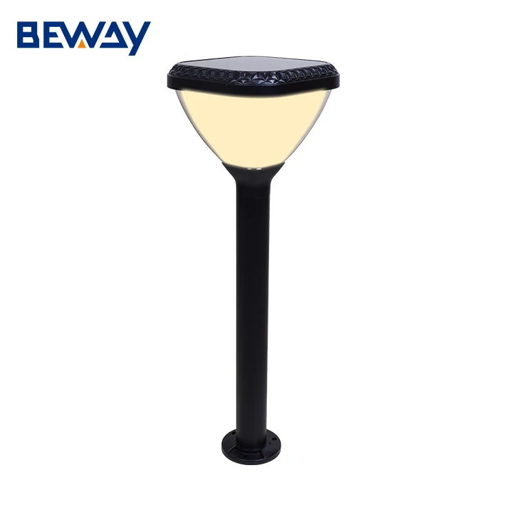 Garden Square Pillar Lamp Ip65 Waterproof Outdoor Fence Yard Lawn Deck Led Solar Post Light