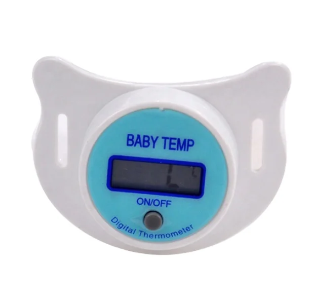 Baby pacifier thermometer calming oral thermometer  measuring fever alarm thermometer