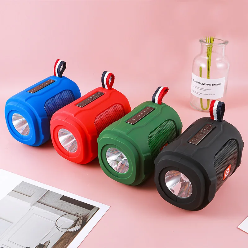 HDY-G33 портативный беспроводной синий зуб мини цифровой динамик с фонариком, лучший динамик/fm-радио для использования вне помещений