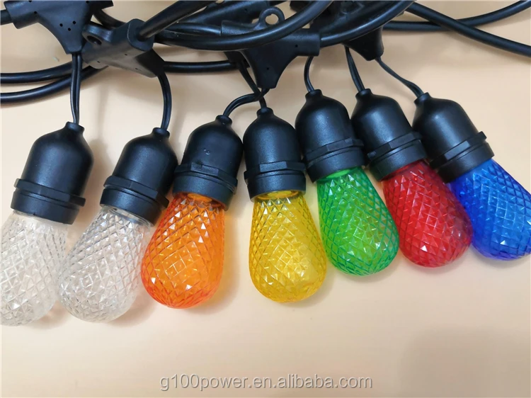 High Quality Shatterproof S14 LED Light Bubs Gold For Patio String Lights