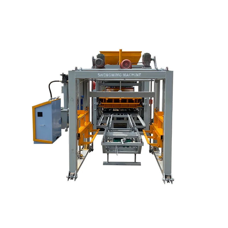 Hydraulic System Qt5-15 Automatic Block Making Machine Cement Hollow Block Production Line