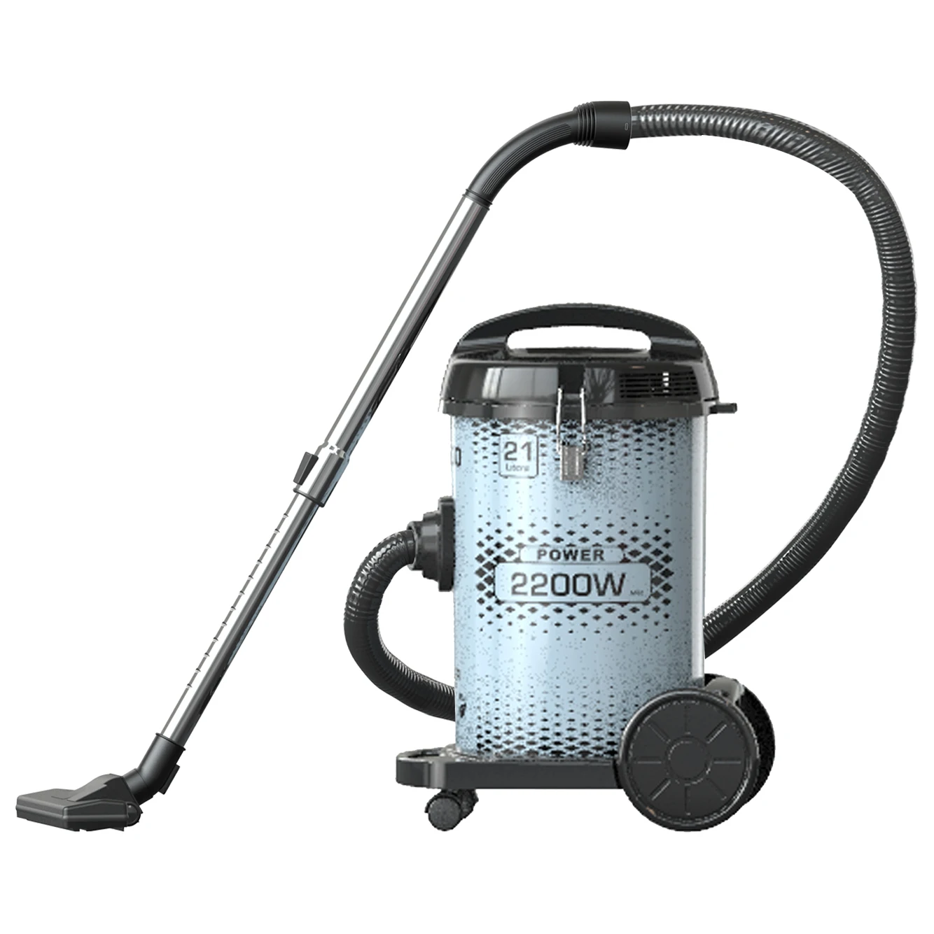 21L Big Wheels High Suction Power Competitive Price Drum Vacuum Cleaner Dry Vacuum Cleanrs For Home