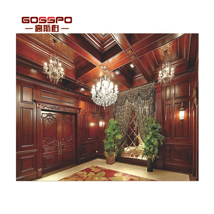 
WP1-019 Villa Wood Wall Covering Panels 