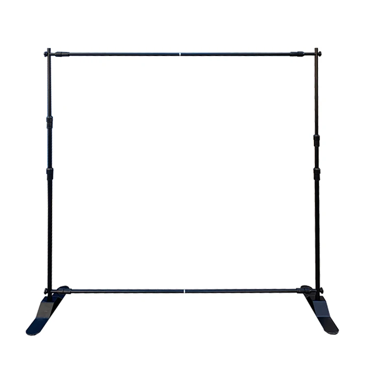 Aluminum backdrop portable adjustable banner stand for advertising and exhibition display