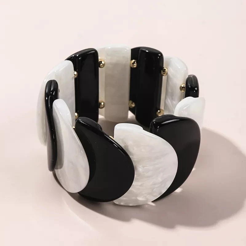 Amber Vintage Custom Design Fashion New Custom Design Resin Marble Bracelet Bangle Wristlet